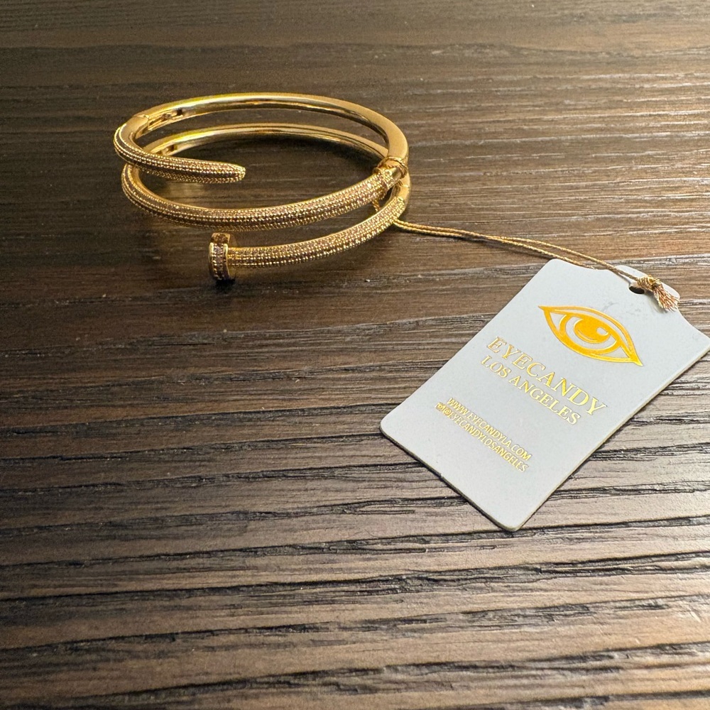 NEW Eye Candy Gold Wrap Bracelet